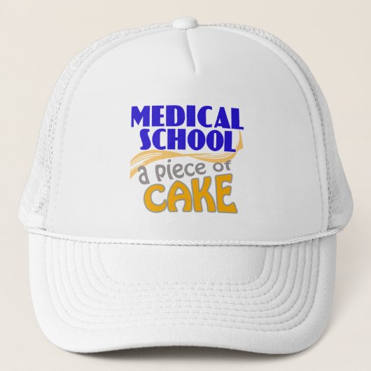 Medische school - Cake-stuk Trucker Pet (Voorkant)