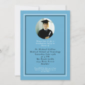 Medische School Doctor voor Hem Blauw Afstuderen Kaart (Voorkant)