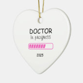 Medische school, pre-med geschenk, arts in uitvoer keramisch ornament (Links)