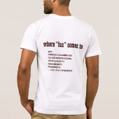 Medische School - Pritzker School of Medicine T-shirt (Achterkant)