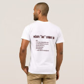 Medische School - Pritzker School of Medicine T-shirt (Achterkant volledig)