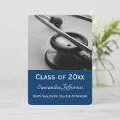 Medische School Verpleegkunde Foto Afstuderen Save The Date (Staand voorkant)