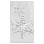 Medische scrubs White Snowflake SGB Klein Cadeauzakje (Achterkant)