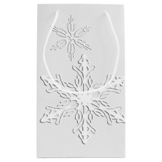 Medische scrubs White Snowflake SGB Klein Cadeauzakje (Achterkant)