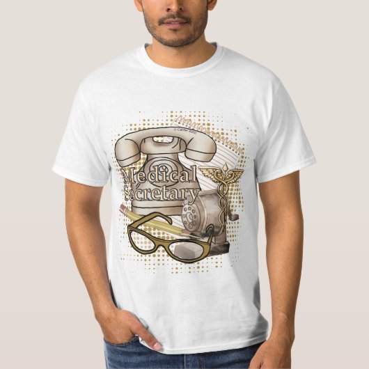 Medische Secretaresse T-shirt (Voorkant)