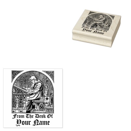 Medische Sjabloon van het Schrift van Scriptorium Rubberstempel (Gestempeld)