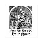 Medische Sjabloon van het Schrift van Scriptorium Rubberstempel (Afrduk)