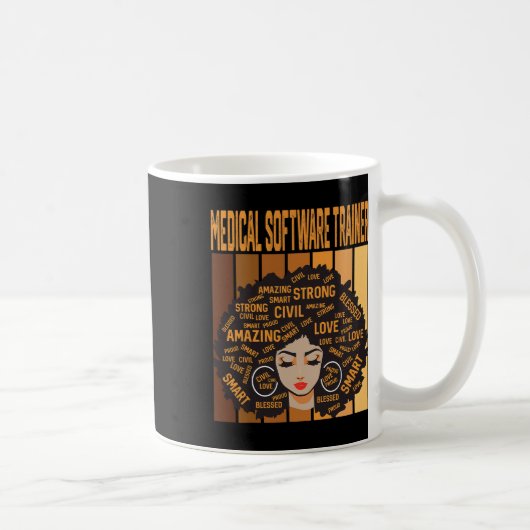 Medische softwaretrainer Power Black History Mo Koffiemok (Rechts)