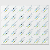 Medische spuit cadeaupapier (Vlak)