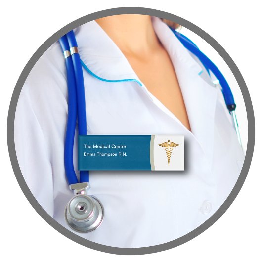 Medische staf - Begroting Editable Name Tags
