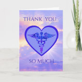 Medische staf Bright Sky Dank u Kaart (Voorkant)