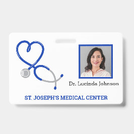 Medische Staf Dokter Verpleegster Personeelskaart  Badge