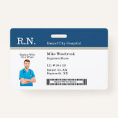 Medische staf Foto ID Badge Sjablonen (Voorkant)