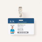 Medische staf Foto ID Badge Sjablonen (Achterkant met clip)