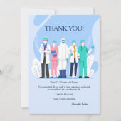 Medische staf Hartelijk dank Bedankkaart (Voorkant)