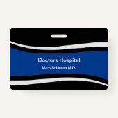Medische staf Modern ID-badges Badge (Achterkant)