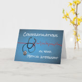 Medische Stageproficiat, Stethoscoop op Kaart (Gele Bloem)