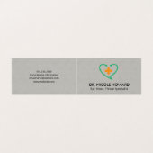 Medische stethoscoop | Gezondheid | Dokter Visitekaartje (Buitenkant ongevouwen)