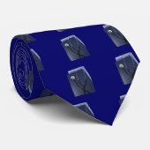 medische stethoscoop in blauwe map stropdas (Opgerold)