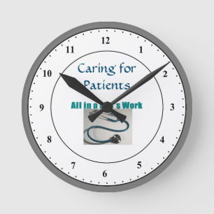 Medische stethoscoop- ronde klok