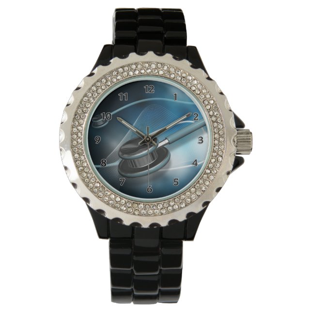 Medische stethoscopen voor verpleegkundigen horloge (Voorkant)