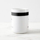 Medische student Afstuderen Doctor Black White Nam Koffiemok (Center)