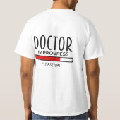 Medische Student Dokter in Opleiding T-Shirt (Achterkant)