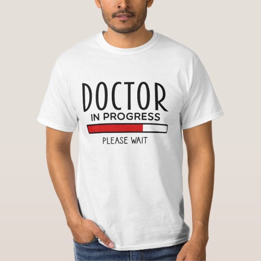 Medische Student Dokter in Opleiding T-Shirt (Voorkant)