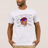 Medische student Hartanatomie T-Shirt (Voorkant)