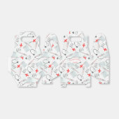 Medische symbolen Rood wit, zwart, doos Bedankdoosjes (Uitgevouwen)