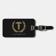 Medische symbolen - Zwart en goud