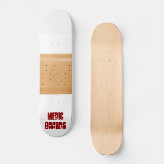 Medische tandheelkundige hulp persoonlijk skateboard (Voorkant)