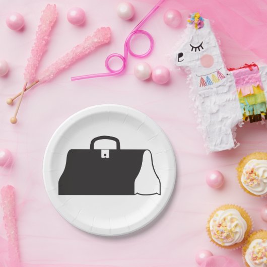 Medische tas papieren bordje (Feest)