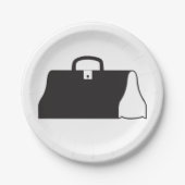 Medische tas papieren bordje (Voorkant)