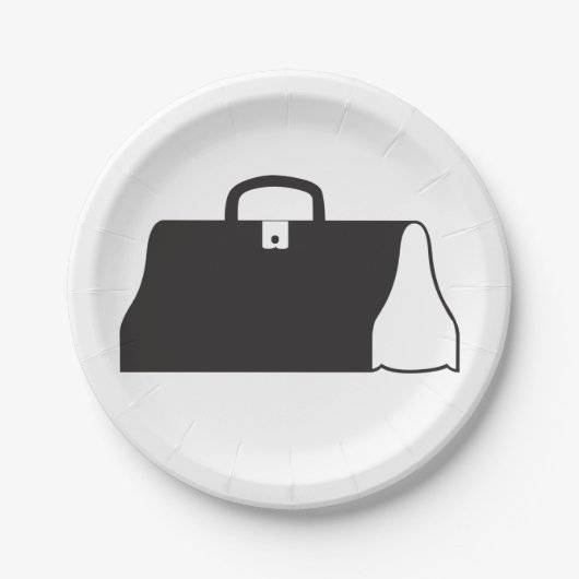 Medische tas papieren bordje (Voorkant)