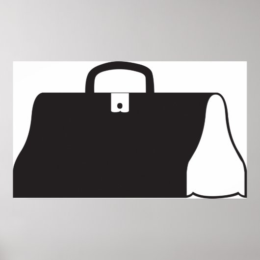Medische tas poster (Voorkant)