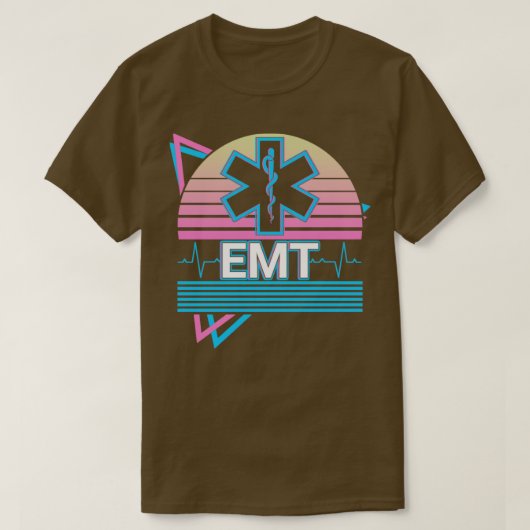 Medische technicus van het EMT Paramedische reddin T-shirt (Design voorkant)