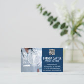 Medische Technologie | QR-scan code | Dokter Visitekaartje (Staand voorkant)