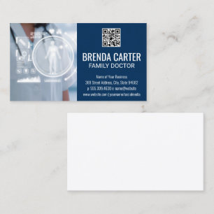 Medische technologie   QR-scancode   Doctor Visitekaartje