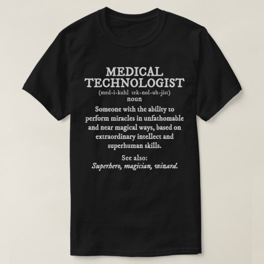 Medische technologieconceptie Funny Medical Lab T-shirt (Design voorkant)
