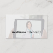 Medische telemedische diensten  visitekaartje (Voorkant)