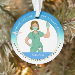Medische thema kerst ornamenten, verpleegkunde ornament