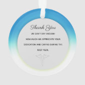 Medische thema kerst ornamenten, verpleegkunde ornament (achterkant)