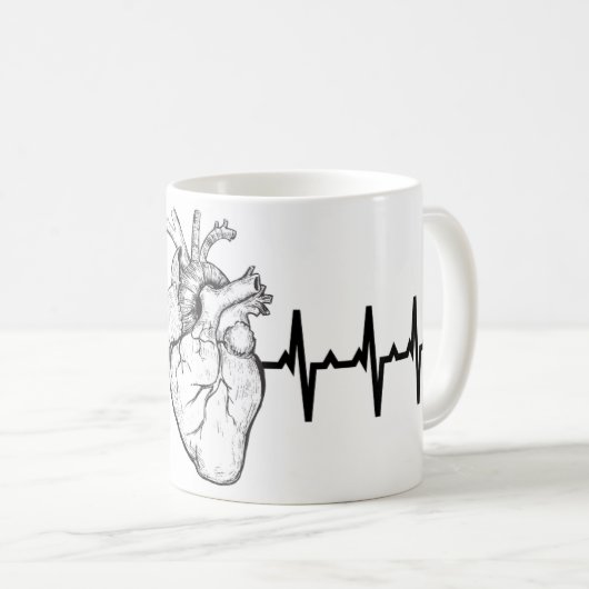 Medische thema - Mok hartritme (Voorkant rechts)