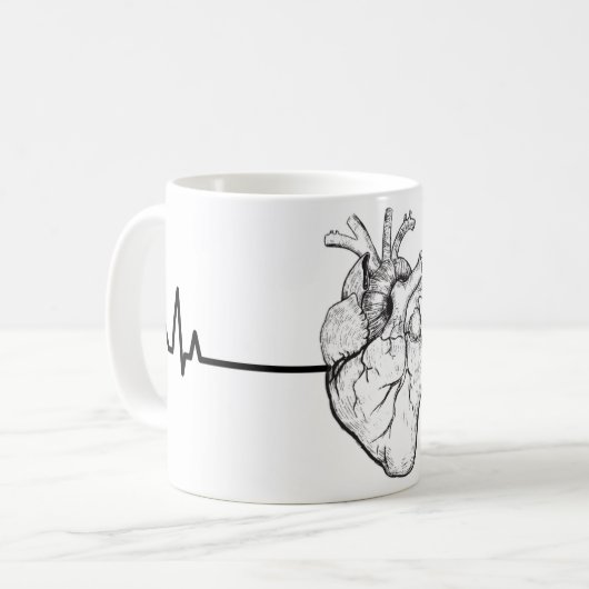 Medische thema - Mok hartritme (Voorkant links)