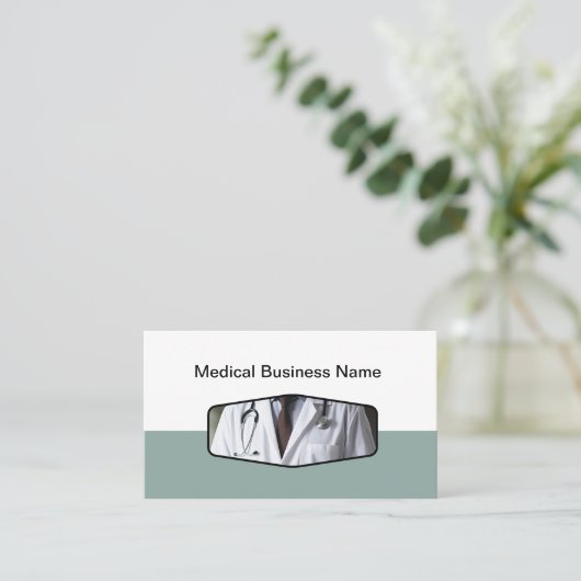 Medische thema Unieke Visitekaartjes (Staand voorkant)