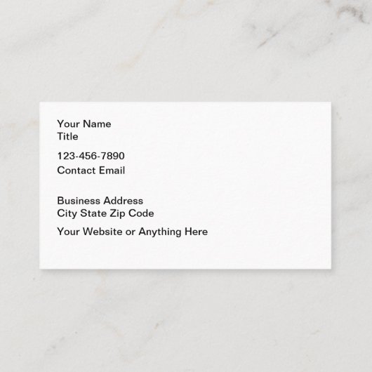 Medische thema Unieke Visitekaartjes (Achterkant)