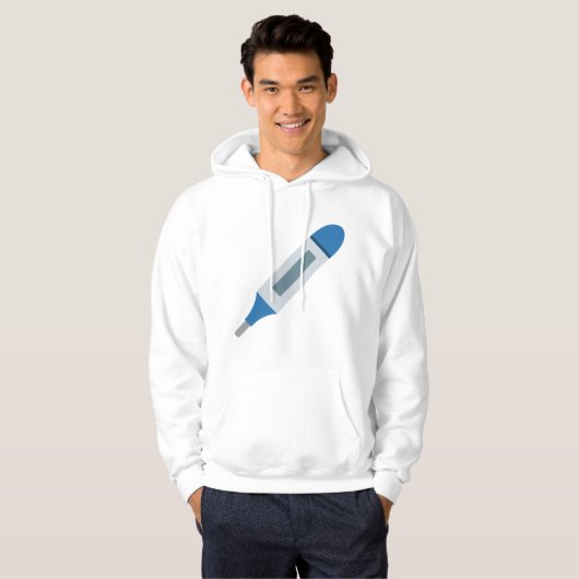 Medische thermometer hoodie (Voorkant volledig)