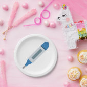 Medische thermometer papieren bordje (Feest)