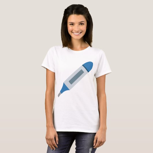 Medische thermometer t-shirt (Voorkant volledig)